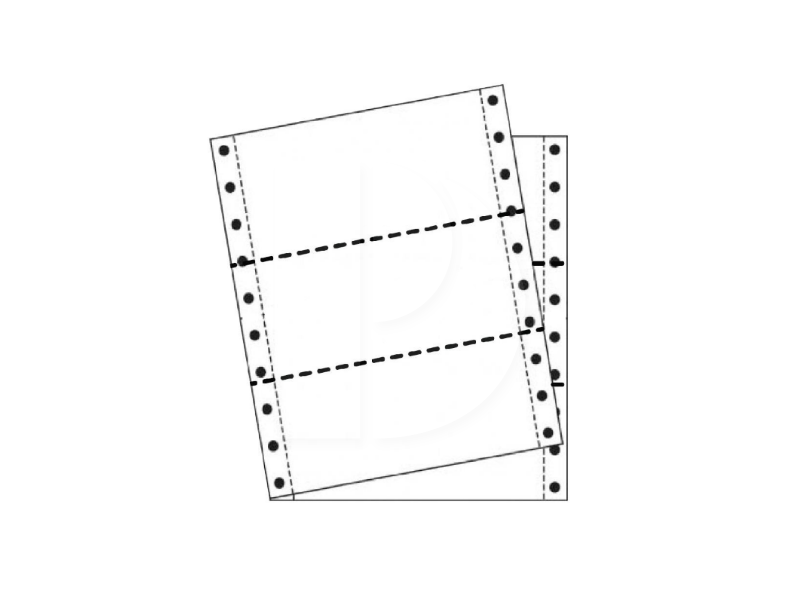 Computer Form 2ply 3up (W/W) 9.5 x 11 (470Fans)